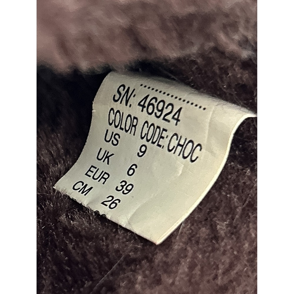 Skechers Y2K Disco Bunny Boogie Down Platform‎ Clogs Suede Faux Fur Mules SZ 9 - Picture 5 of 5